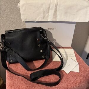 Hammitt Medium Bryant Bag black w/ gunmetal hardware